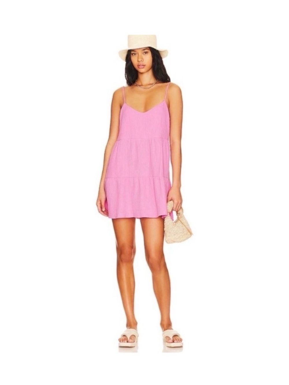 SHOW ME YOUR MUMU Pink Babydoll Mini Dress - Picture 5 of 9
